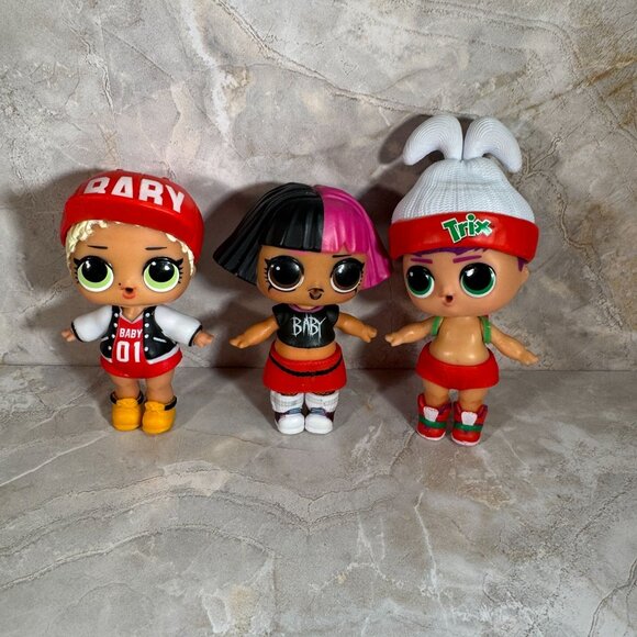 L.O.L. Surprise! Baby Doll Trio Set Collectible Figures With Outfits & Accessori - Picture 1 of 8
